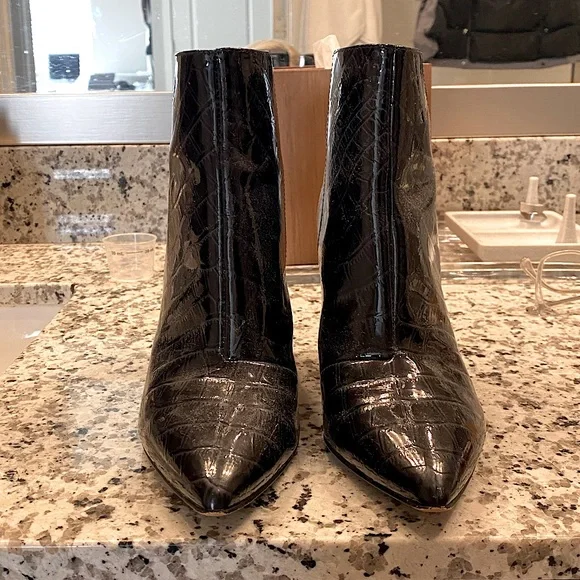 Vince Camuto Benedie Crocodile Booties - Picture 3 of 7